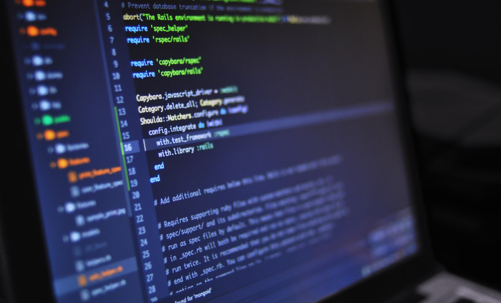 Software development coding screen