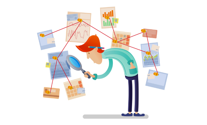 Creative team managing project budgets